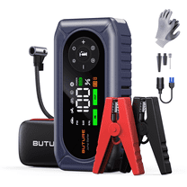 BUTURE 4500A Car Jump Starter with Air Compressor, 12V Battery Booster, Jump Box for 9.0L Gas/8.0L Diesel, 150PSI Digital Tire Inflator, Power Bank
