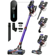 Buture Cordless Stick Vacuum Cleaner, 55mins 450W 38Kpa with Touch Display, Stick Vacuum for Home Pet Hair CarPets Hard Wood Floor Detachable Battery