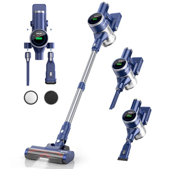 Buture Cordless Vacuum Cleaner 33kpa 55mins Stick Vacuum Lightweight for Carpet Floor Pet Hair