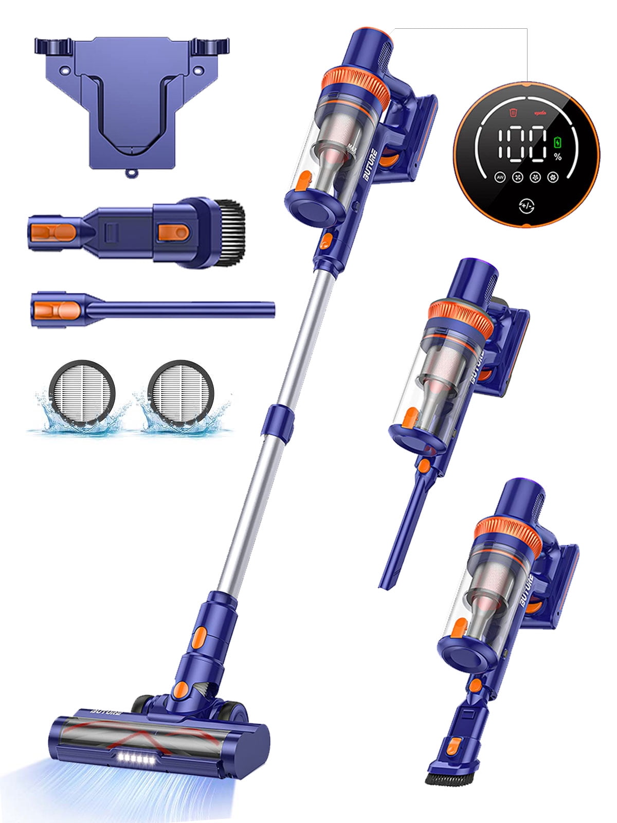 Buture Cordless Vacuum Cleaner Lightweight With Stick vacuum