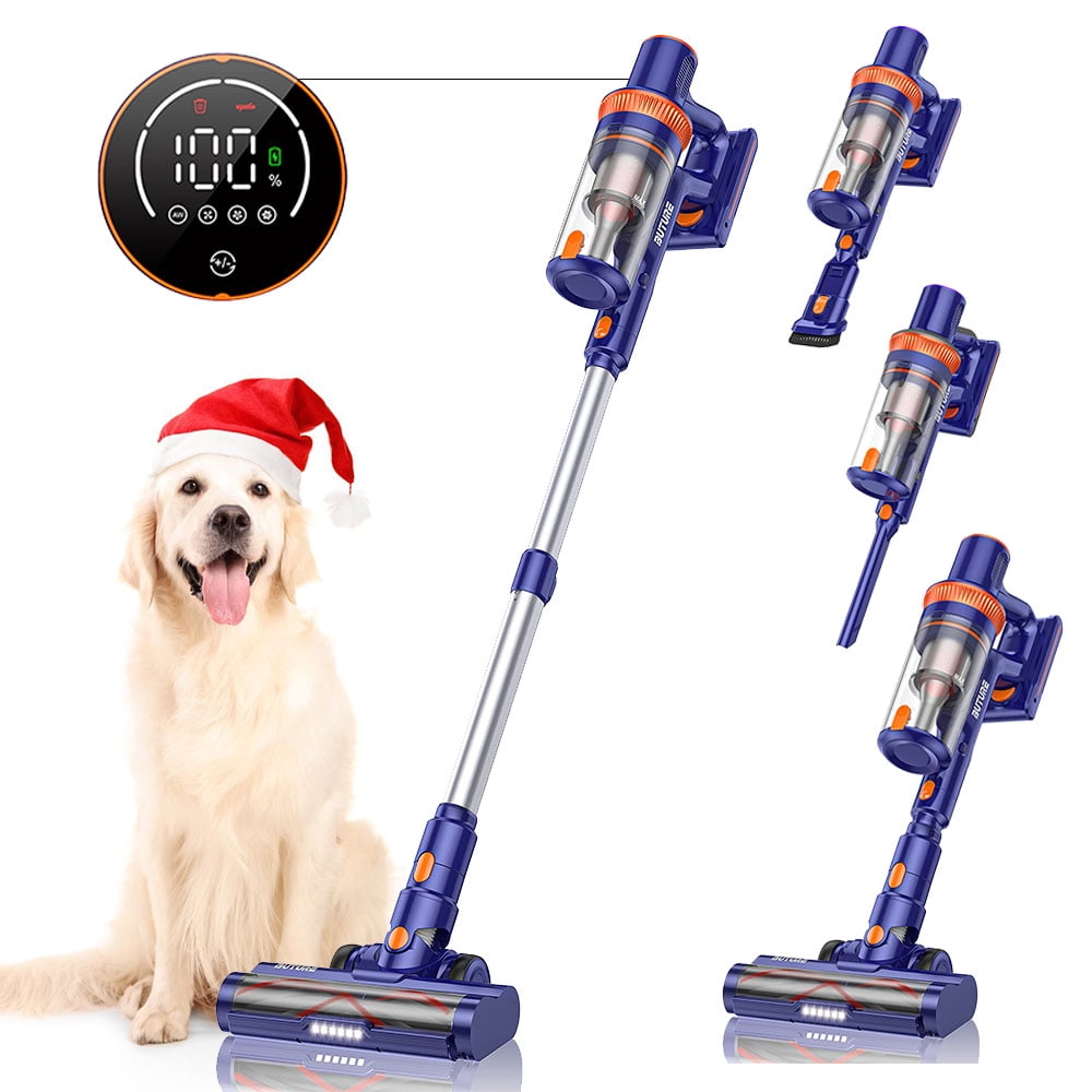 Buture Cordless Vacuum Cleaner With Stick Lightweight vacuum cleaner for Carpet Floor Pet Hair