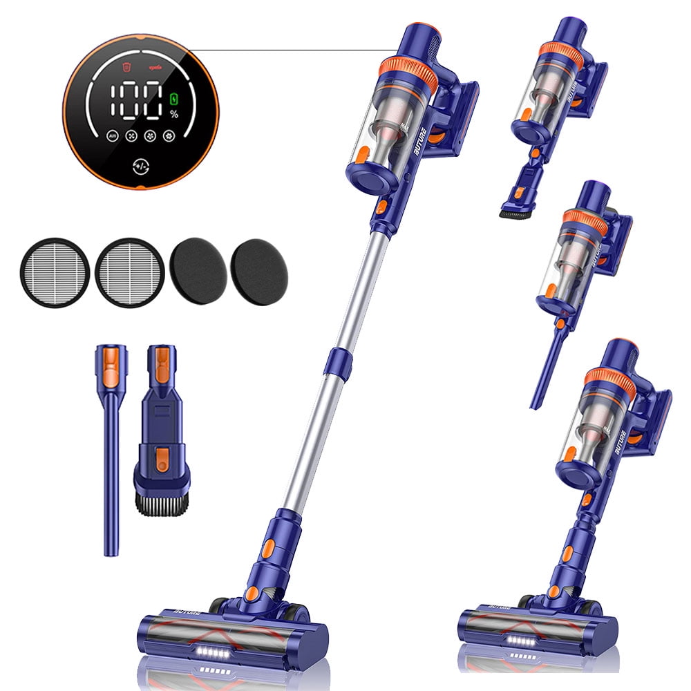 Honiture Cordless Vacuum Cleaner with 33kap 450W Touch Display Rechargeable  Cordless Vacuum for Hardwood Floor Carpet Pet Hair