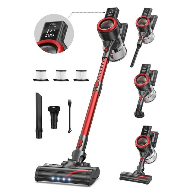 Buture Cordless Vacuum Cleaner with 450W 33KPA 55mins Color Touch