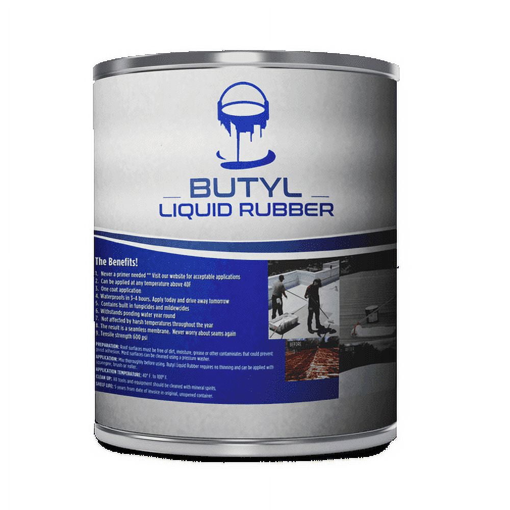 Butyl Liquid Rubber 1 Gallon White