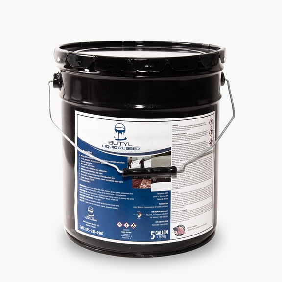 Butyl Liquid Rubber - 5 Gallon - Black