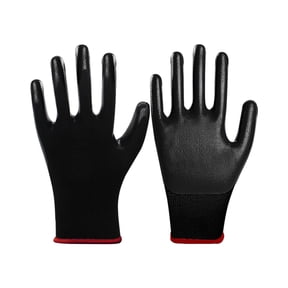 Butyl Rubber Gloves - Oil/Alkali Resistant, Blue, Protective Work Gloves