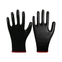 Butyl Rubber Work Gloves - Oil/Alkali Resistant, Latex Coated, for Gardening/Repairs, Medium Unisex Size