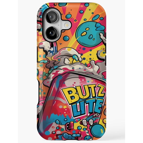 Butz Lite Parody Drink Humor Phone Case for iPhone 17 16 15 14 13 12 11 Pro Max