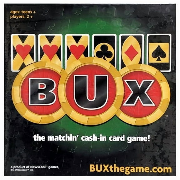 Bux Matchin' Cash-In Card Game  (For 2+ Players)
