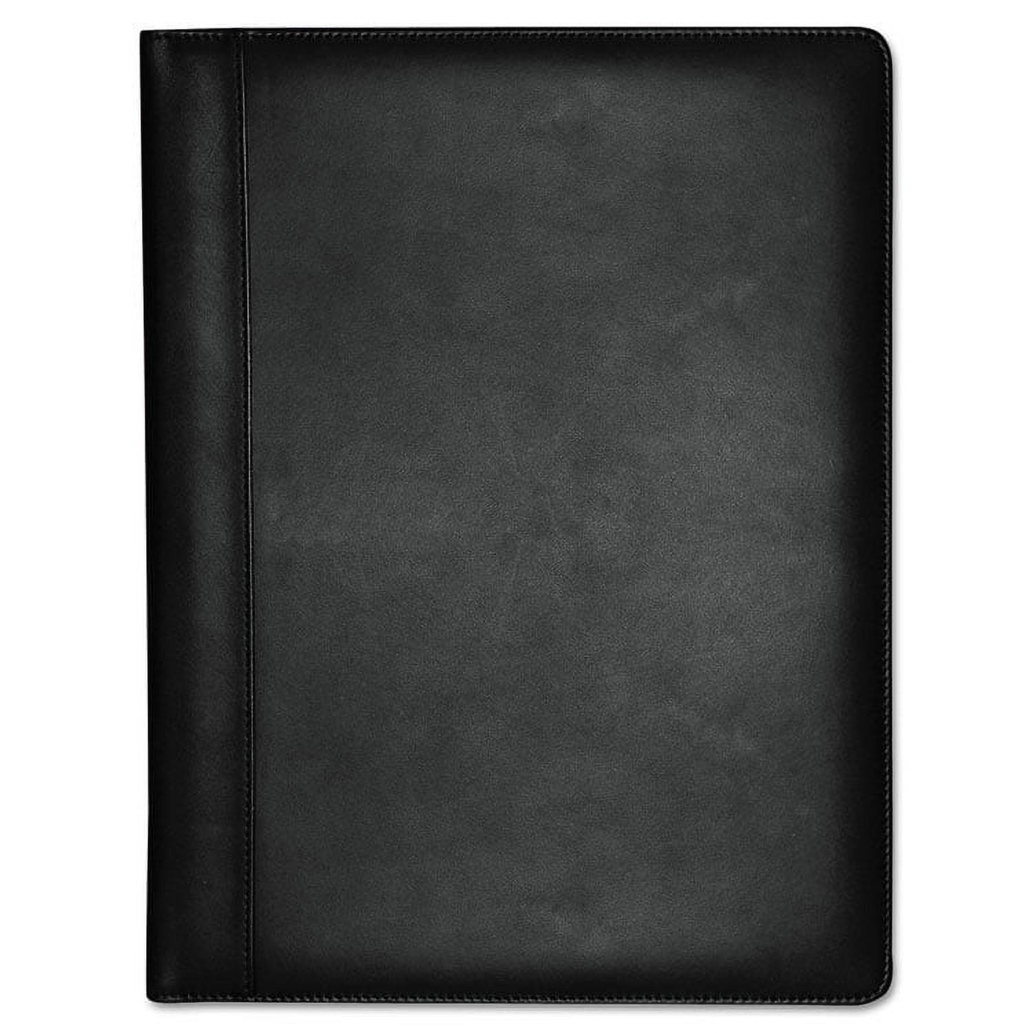 Buxton Executive Leather Padfolio 9-1/2 x 12-1/2 Black OC85006BK