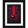 thumbnail image 1 of Buxton, Michael 18x24 Black Ornate Wood Framed with Double Matting Museum Art Print Titled - Kraken Attaken, 1 of 4