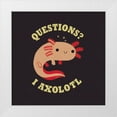 thumbnail image 1 of Buxton, Michael 20x20 White Modern Wood Framed Museum Art Print Titled - Axolotl Questions, 1 of 4