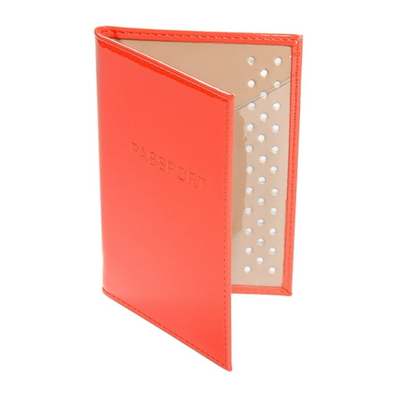 Buxton RFID Passport Wallet Protection, Orange