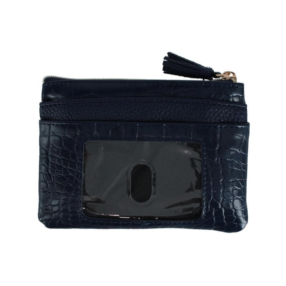 Buxton  Colorful Designer Premium Faux Leather Large ID Coin Case (Women)