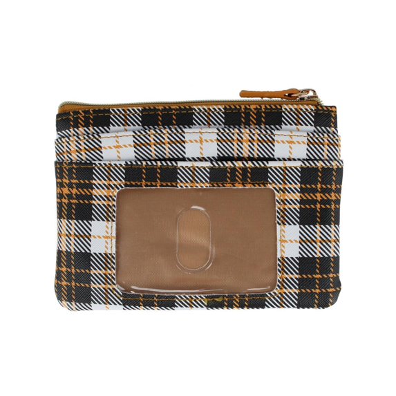 Buxton Colorful Designer Premium Faux Leather Large ID Coin Case (Women)
