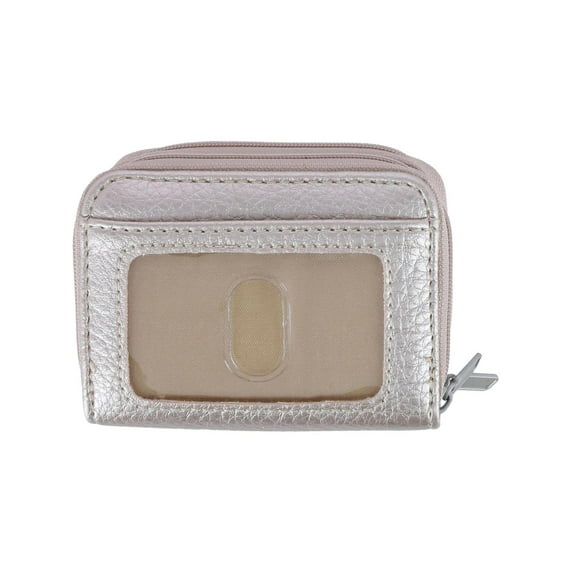 Buxton  Solid Colored Pebbled Multi Card Wizard (Women)