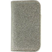 Buxton Sparkle Vegan Leather Snap Card Case Women