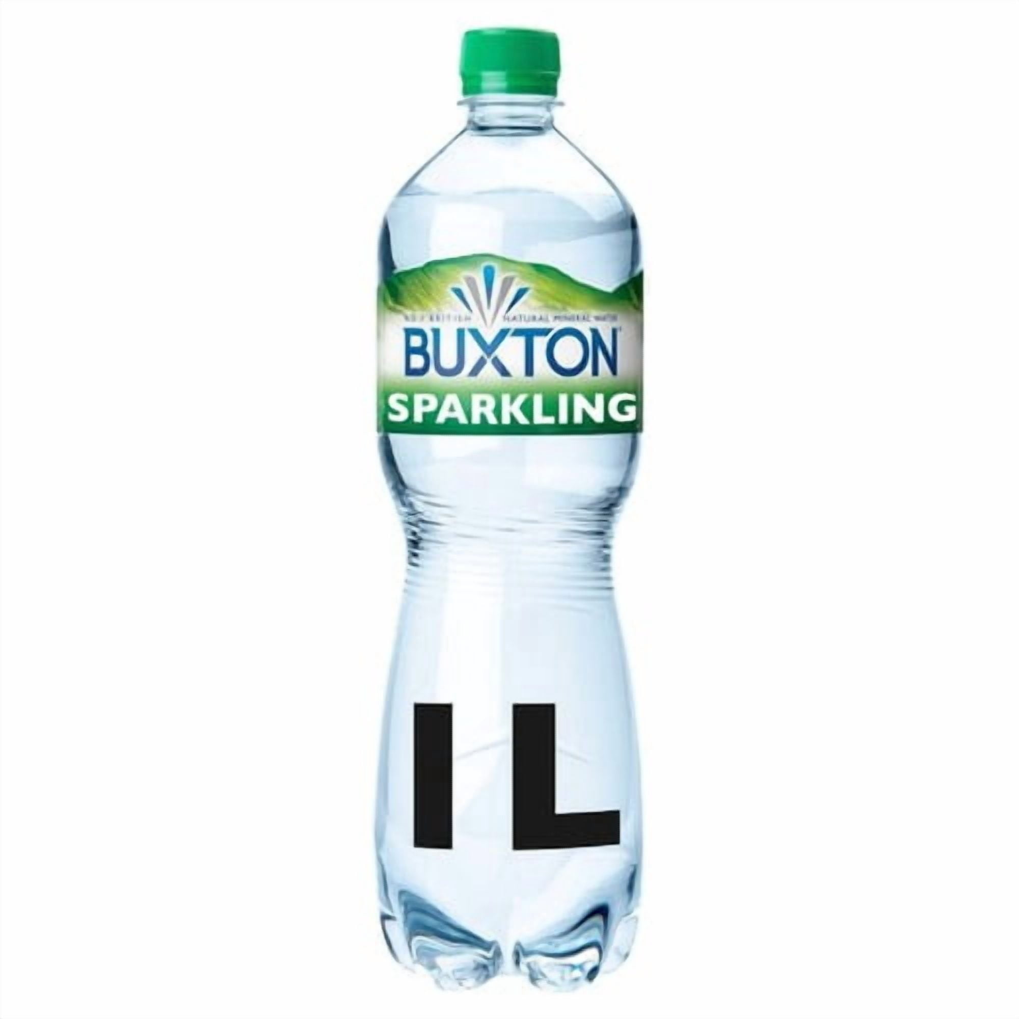 Buxton Sparkling Natural Mineral Water 1L, British Import (Pack of 3)