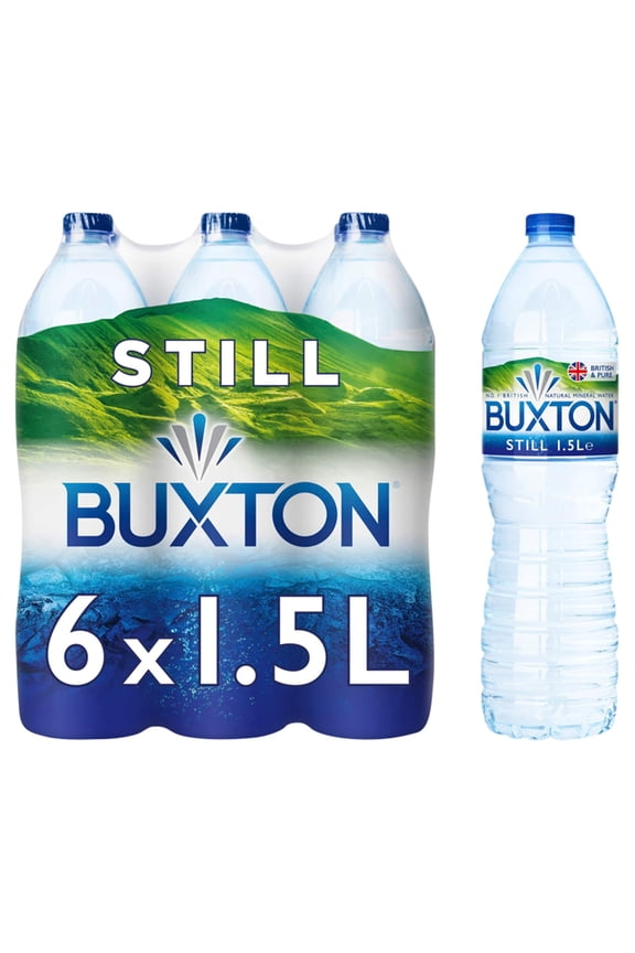Still Natural Mineral Water Multipack 6x1.5L, Imported from Britain