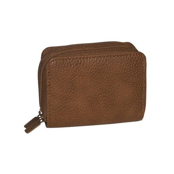 Buxton Womens RFID Identity Safe Card Wizard Wallet, Mahaogany
