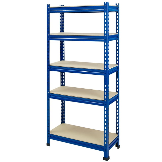 Buxwellbang 5 Tier Adjustable Storage Shelves Metal Shelf for Adult