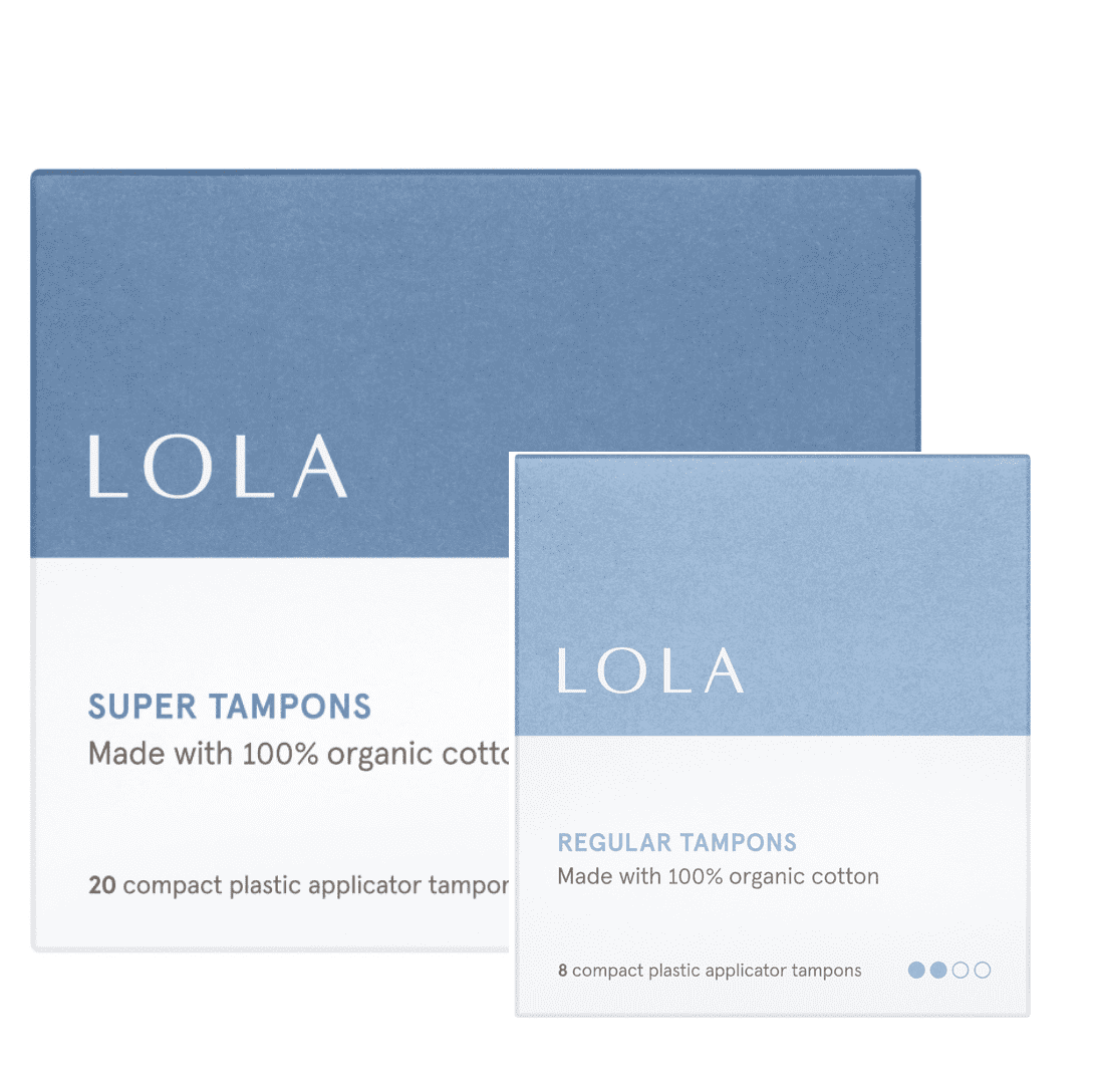 Buy 1 Box of LOLA Super Tampons with Compact Plastic Applicator Get a