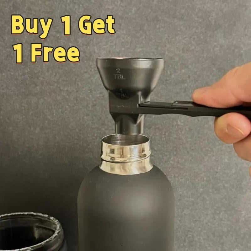 [Buy 1 Get 1 Free] Protein Powder Sliding Spoon, Powder Funnel Scoop ...