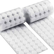 Buy 1 Get 1 Free!QianYing 10mm Hook and Loop 250 Pairs Diameter Hook and Loop Self Adhesive Round