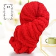 thumbnail image 1 of Buy 1 Get 1 Free, total of 2 Pcs Giant Super Soft Chunky Chenille Yarn - Bulky Polyester for Cozy Blankets, Home Decor Projects, and Knitting - Fluffy, Vibrant, and Easy to Work With, 250g per Piece, 1 of 10