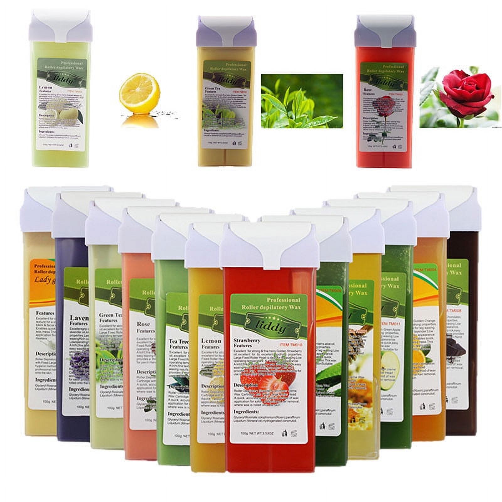 (Buy 2 Get 1 Free)100G Natural Hair Removal Beeswax Roll On Hot