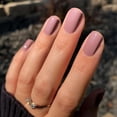 thumbnail image 1 of (Buy 2 Get 1 Free)24 PCS Press On Nails Medium Square, Solid Lavender Purple Fake Nails, Glossy Full Cover Acrylic Nail Tips, Reusable False Nails with Glue for Women Daily Wear, Party, 1 of 13