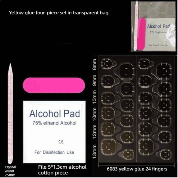 (Buy 2 Get 1 Free)Wine Red Press on Nails Medium Square Fake Nail With Chrome Designs Wine Red Mirror Metal False Nails Glossy Full Cover Acrylic Artificial Stick on Nail for Women 24 Pcs