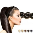 thumbnail image 1 of Buy 2 Hollywood Hair Thick Braid headband and get 1 Free - Auburn Red, 1 of 2