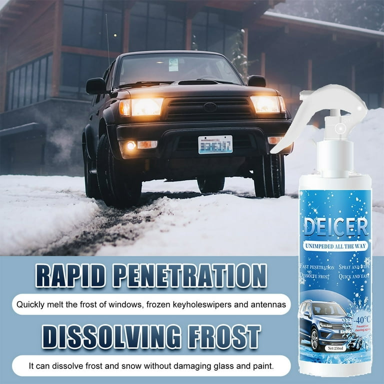 Windshield Deicer Spray Deicing and Snow Melting Agent Windshield