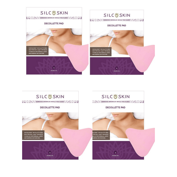 (Buy 3 get 1 Free) -  SilcSkin  Decollette Pads for  Chest Wrinkles