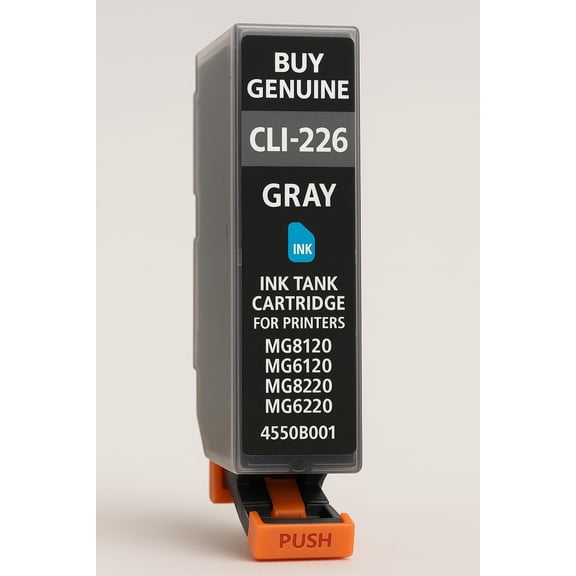 Buy CLI-226 Genuine Gray Ink Tank Cartridge  Compatible Replacement for MG8120, MG6120, MG8220, MG6220 Printers  High Yield Printer Ink Refill, Reliable Print Quality, Easy Installation (Over 1 LB