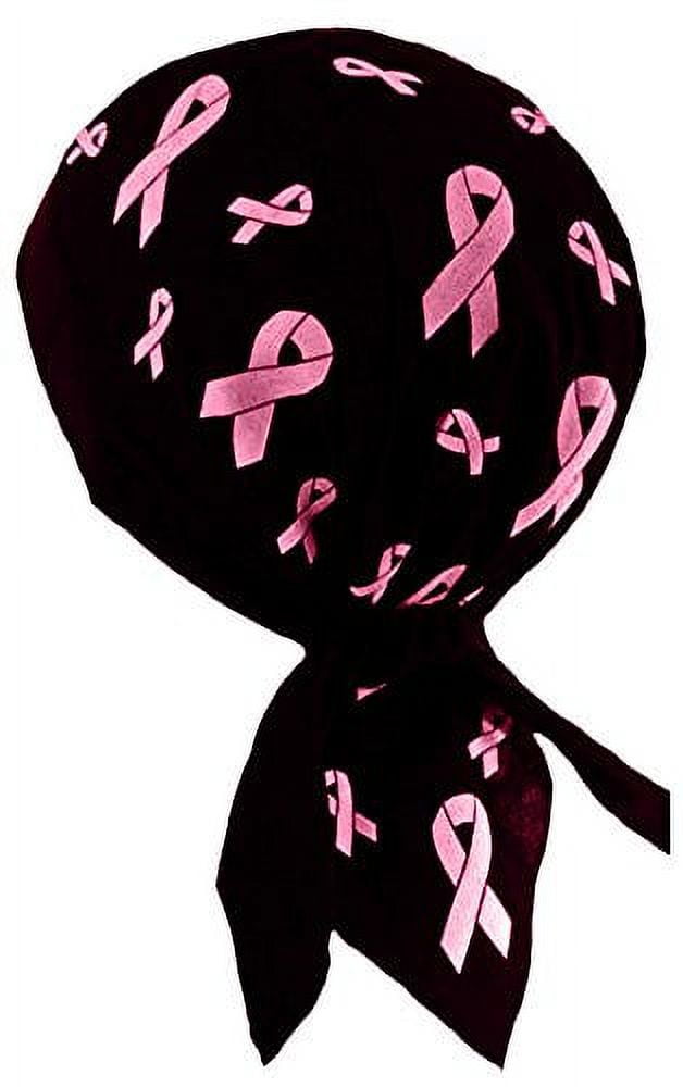 Buy Caps and Hats Pink Ribbon Butterfly Flydanna Headwraps Womens Skull