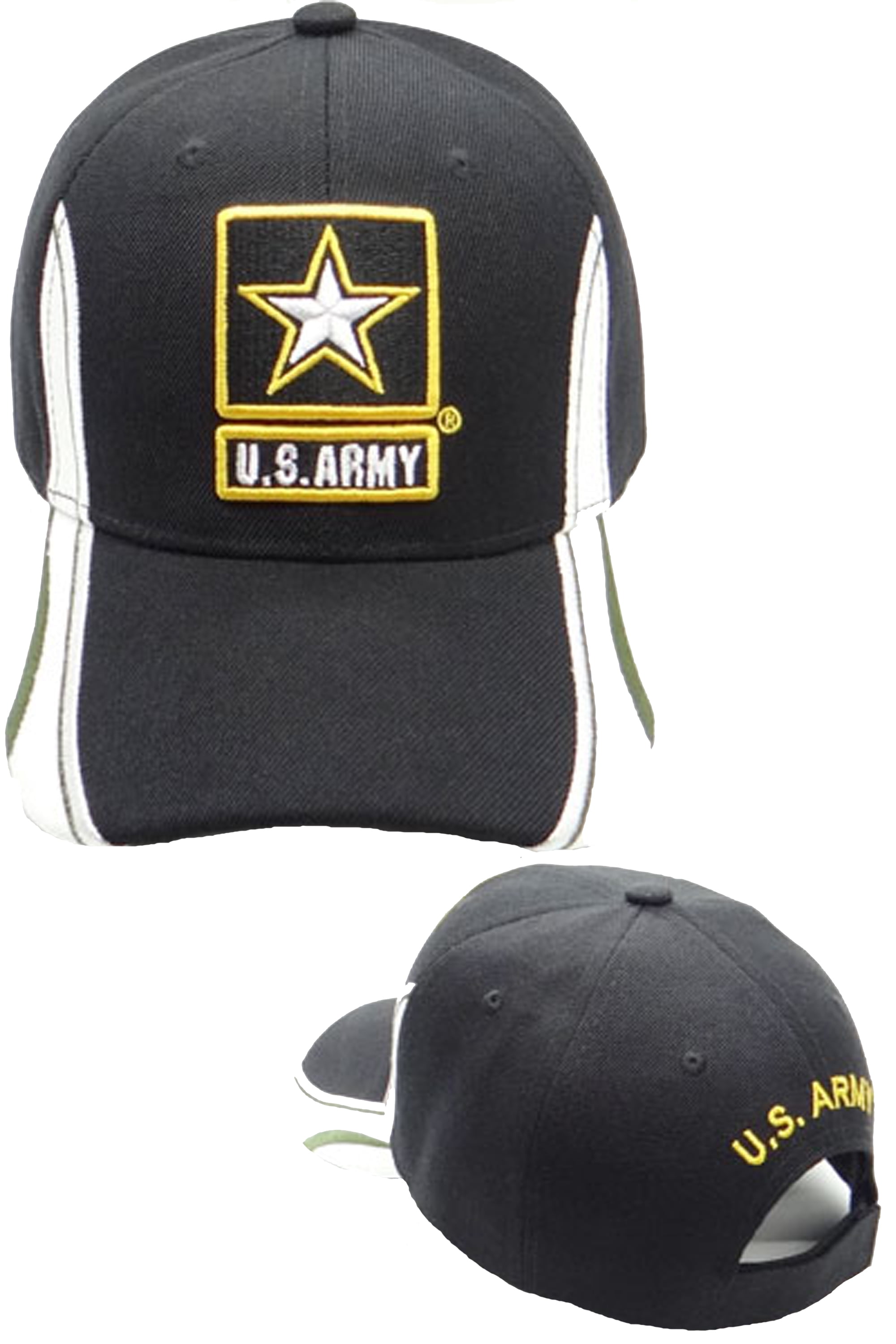 Buy Caps Hats U.S. Army Military Baseball Mens One Size White - Walmart.com