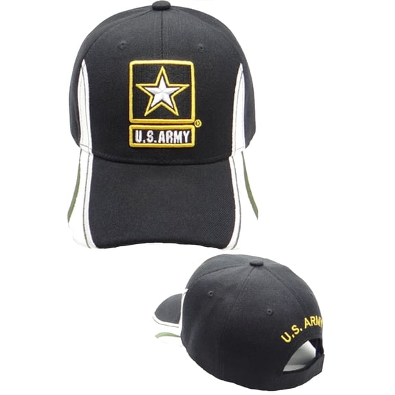 Buy Caps and Hats U.S. Army Veteran Military Baseball Cap Mens One Size White