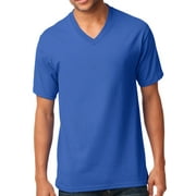 Buy Cool Shirts Casual mens V-neck Tee Shirt, 2XL Royal Blue