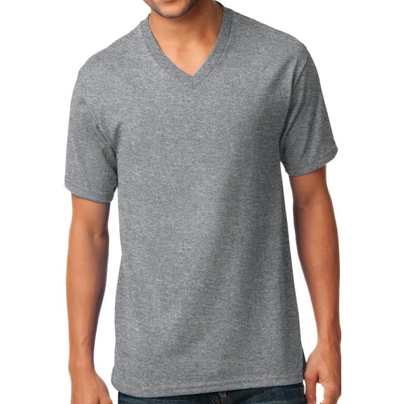 Buy Cool Shirts Casual mens V-neck Tee Shirt, 3XL Athletic Heather