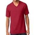 thumbnail image 1 of Buy Cool Shirts Casual mens V-neck Tee Shirt, XL RED, 1 of 3