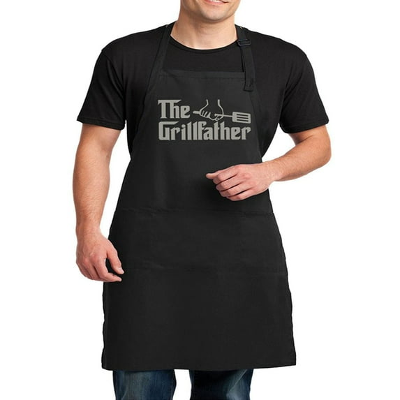 Buy Cool Shirts Cotton 3-Pocket Black Funny BBQ Cooking Apron with Adjustable Neck Strap