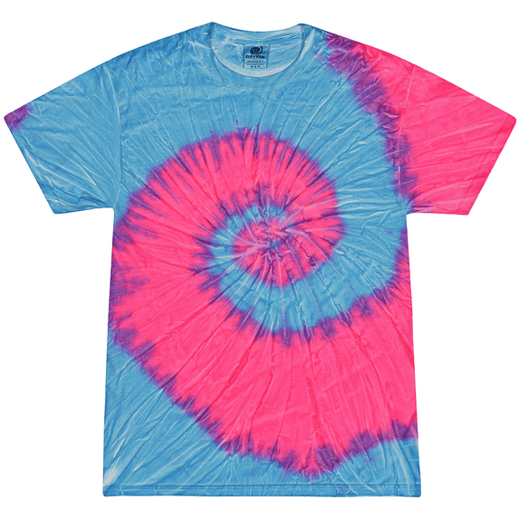 Buy Cool Shirts FLO BLUE PINK Tie Dye T-shirt, Small Kids (6-8)