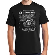 Buy Cool Shirts Historic Rt Route 66 Highway Legend Biker T-shirt, 2XL Jet Black