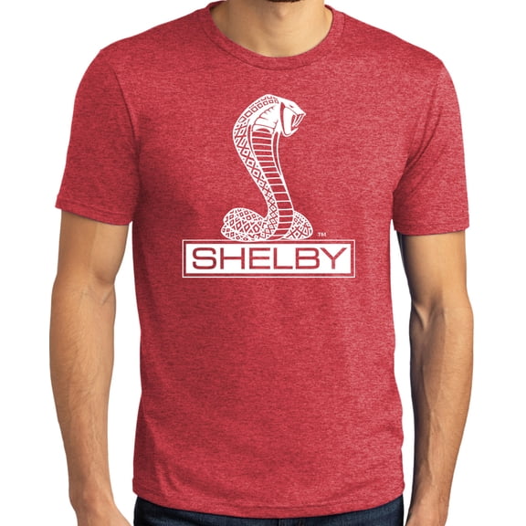 Buy Cool Shirts Mens Ford Mustang Shelby Cobra T-shirt, 4XL Red Frost