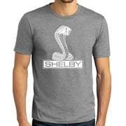 Buy Cool Shirts Mens Ford Mustang Shelby Cobra T-shirt, XL Grey Frost