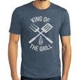 thumbnail image 1 of Buy Cool Shirts Mens KING OF THE GRILL BBQ T-shirt, XL Navy Frost, 1 of 1