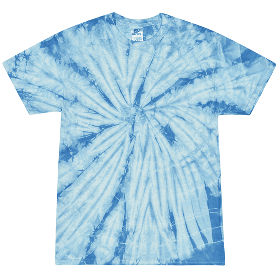 Buy Cool Shirts SPIDER Baby Blue Tie Dye T-shirt, Adult 2XL