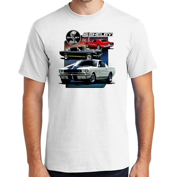 Buy Cool Shirts Various Ford Shelby Cars Cotton T-shirt, 4XL White - Tall